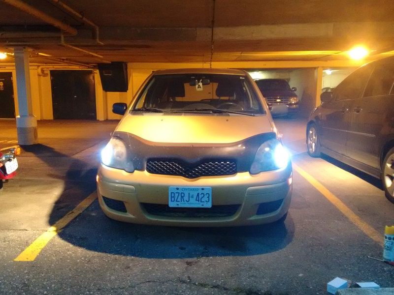 04 RS projector retrofit + LED parking lights Toyota Yaris Forums